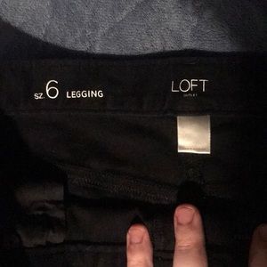 LOFT Jeggings Black